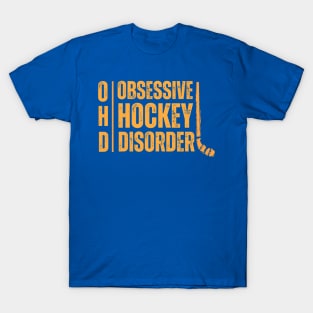 OCD Obsessive Hockey Disorder Funny T-Shirt